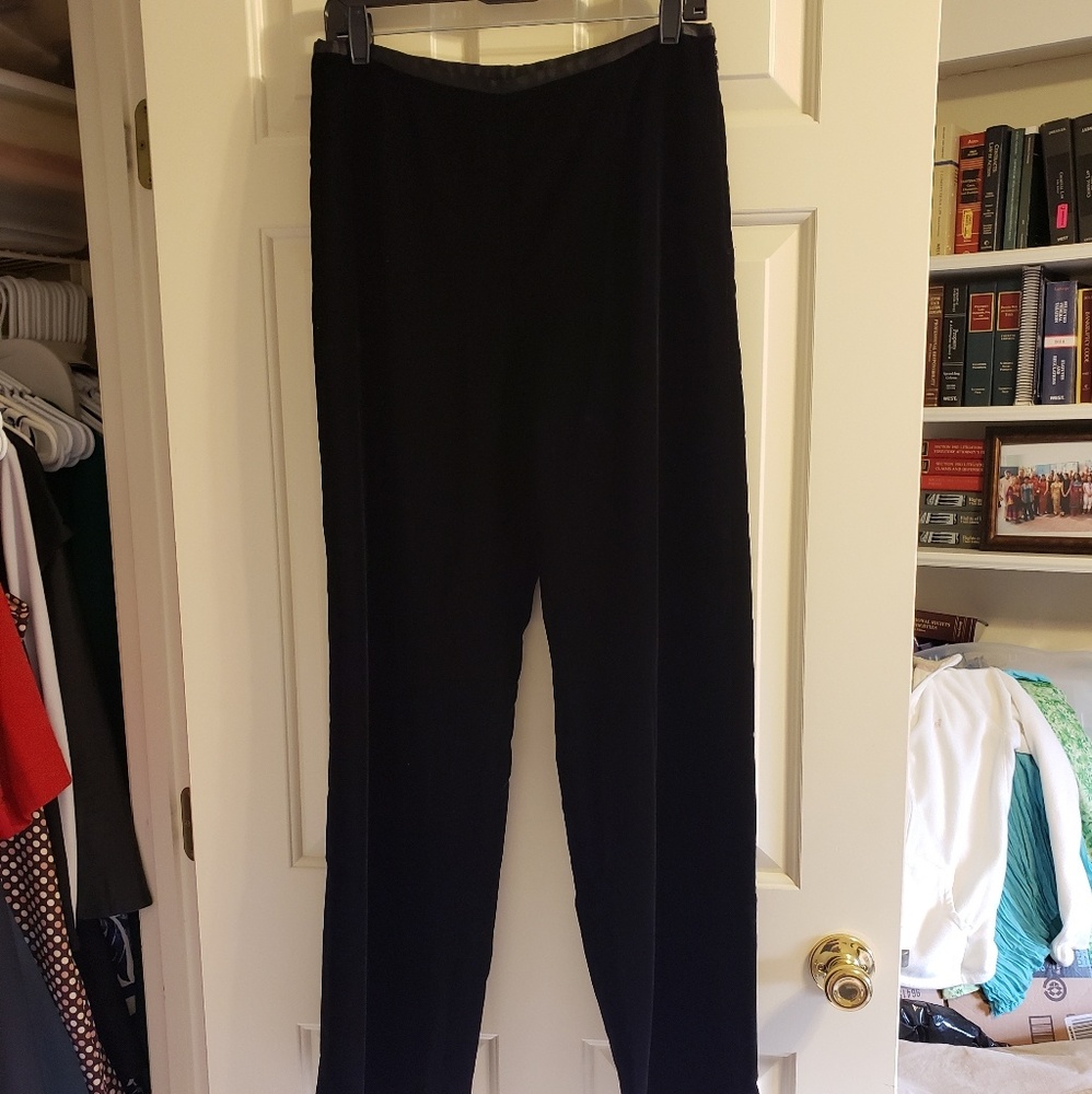 Loft Velour Tuxedo Pants